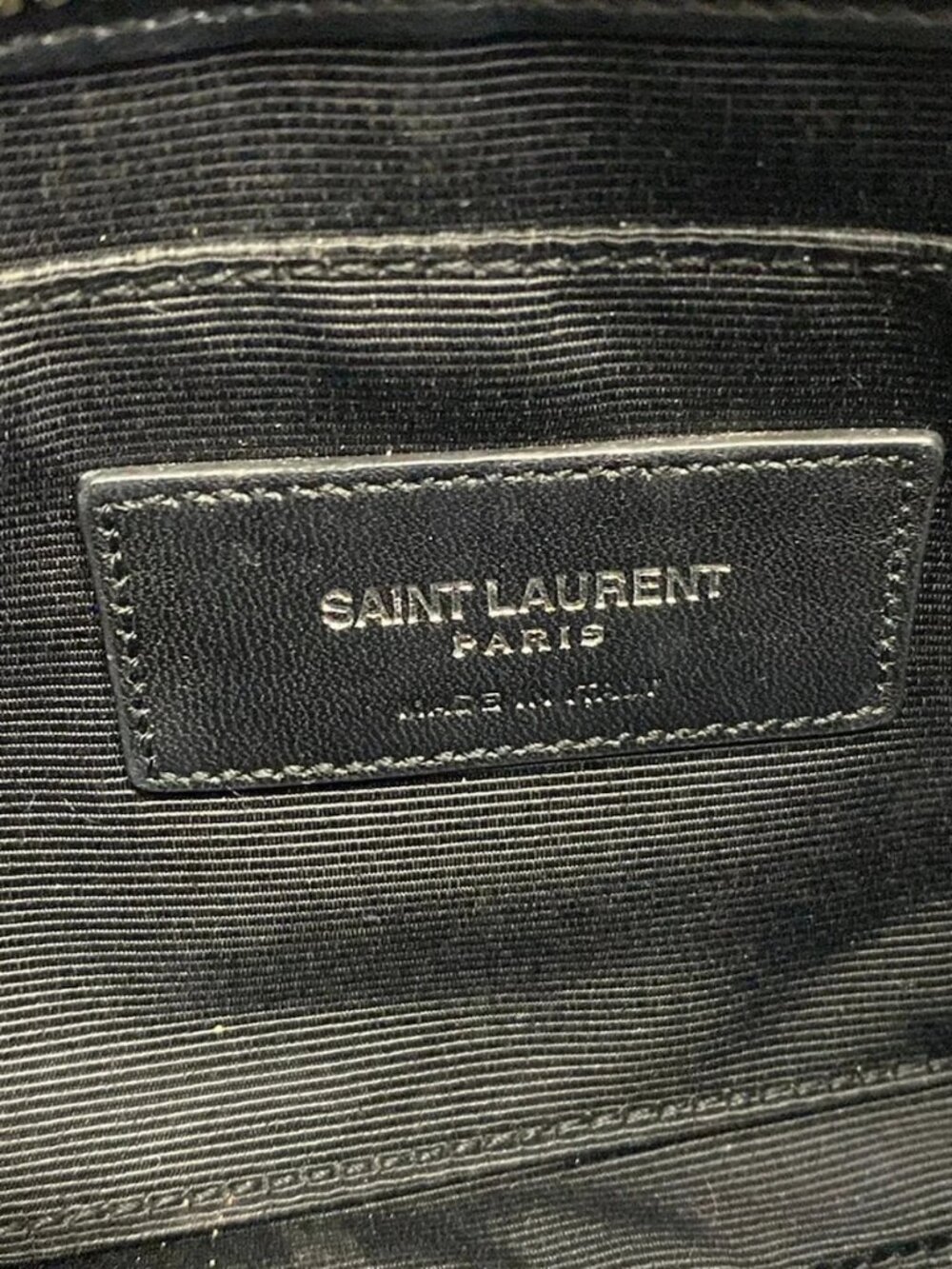 SAINT LAURENT PARIS 413183 Black Leather Shoulder Bag - Picture 8 of 15